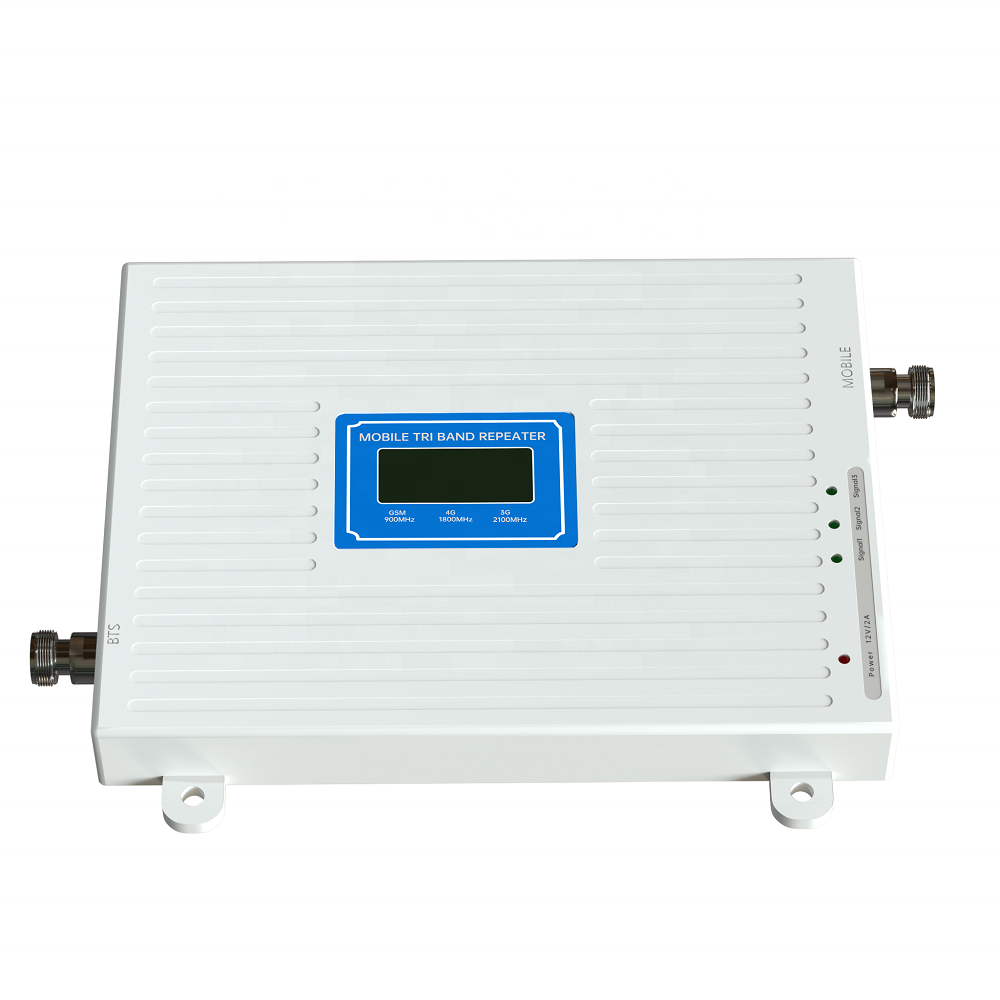 LSUN GSR110 5G 4G 3G GSM signal booster high power amplifier 900mhz 1800mhz 2100mhz with 15m cable